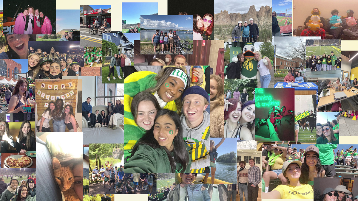 montage of grad snapshots
