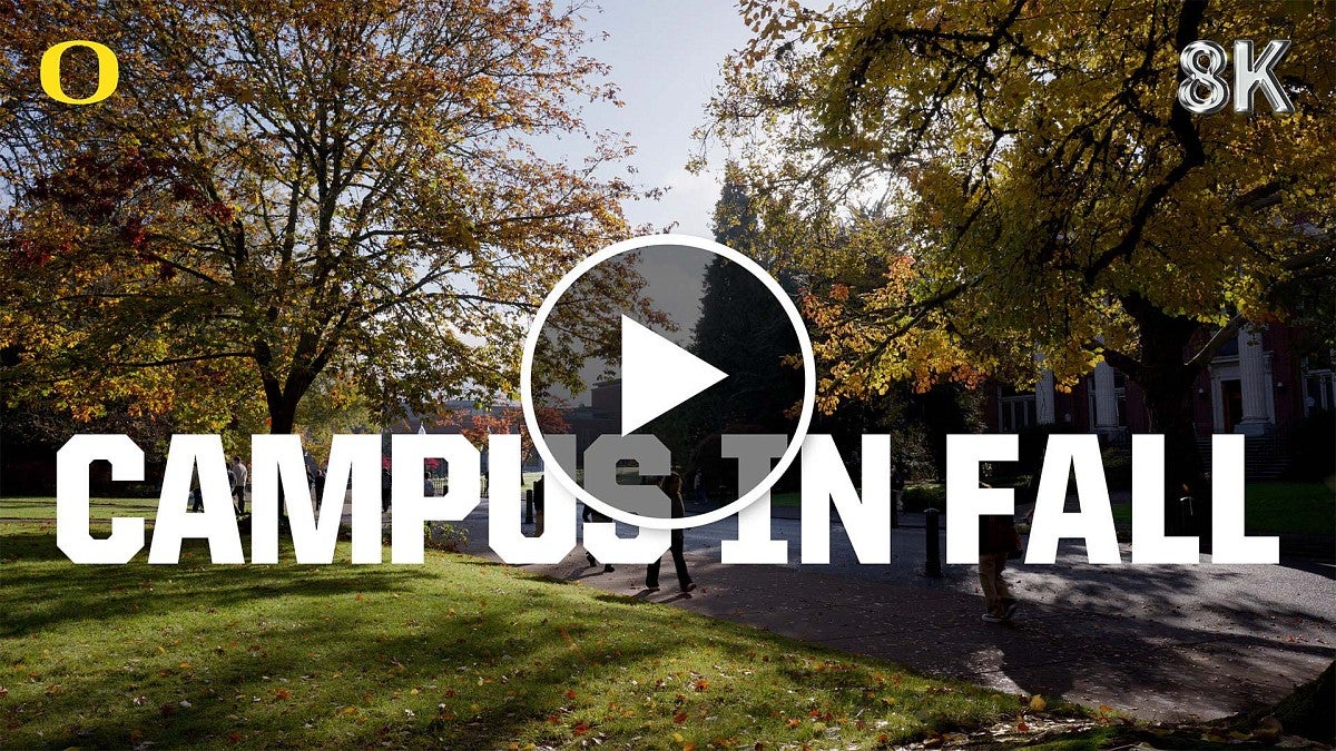 Fall campus scene