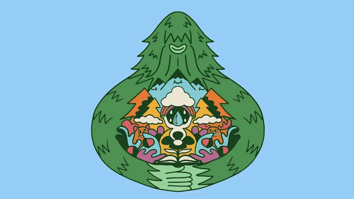 Illustration of Sassy, the virtual career counselor modeled on the mythical Sasquatch