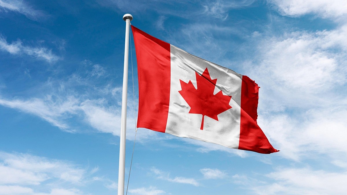 The Candadian flag