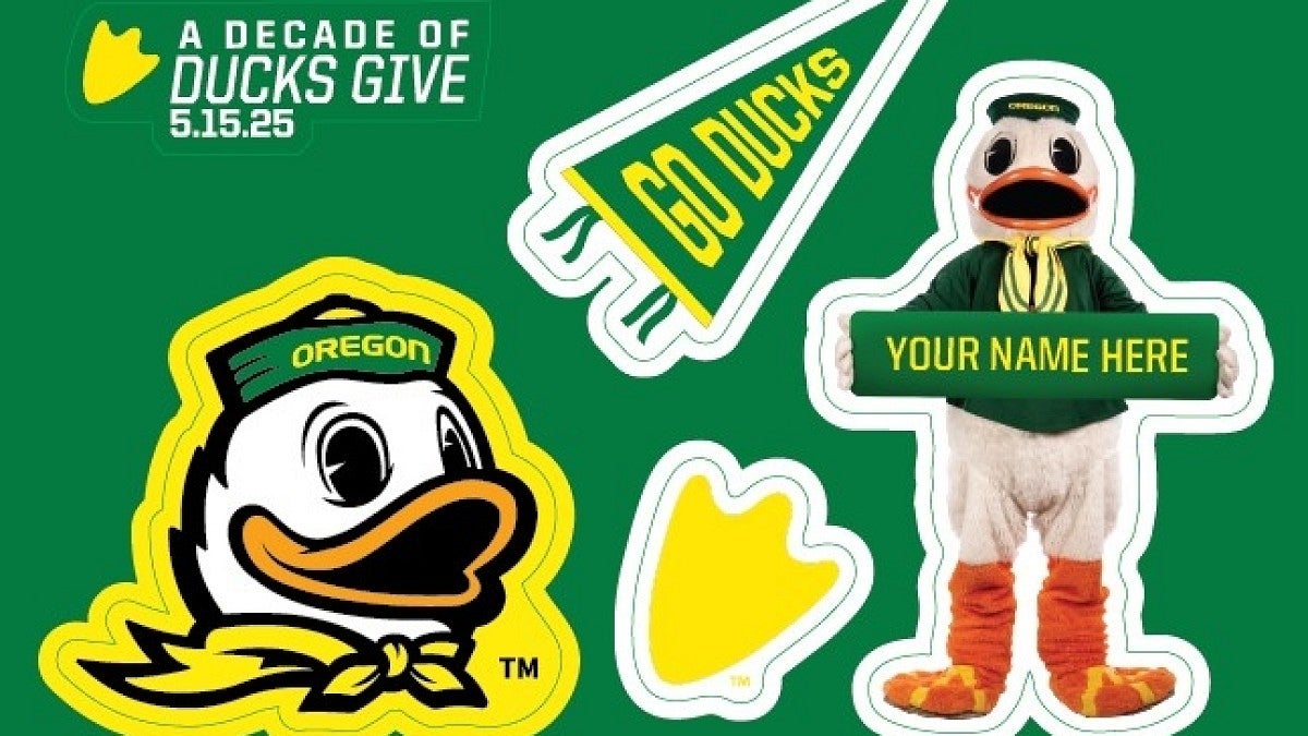 Ducks Give stickers