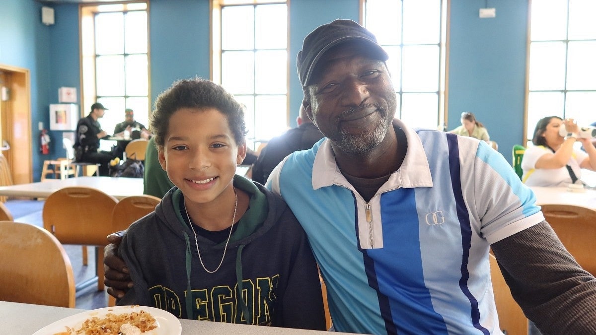 Kids on Campus lunch