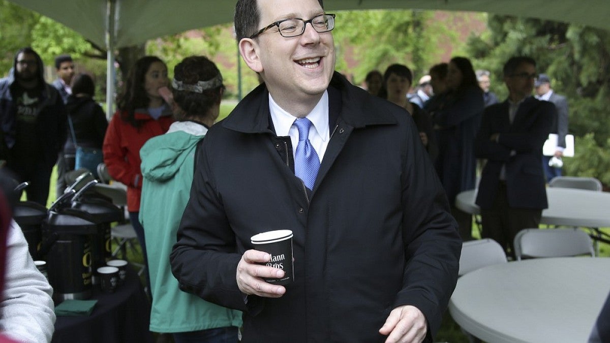 Incoming UO President Michael Schill