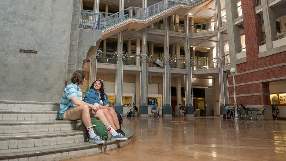 Willamette Hall atrium