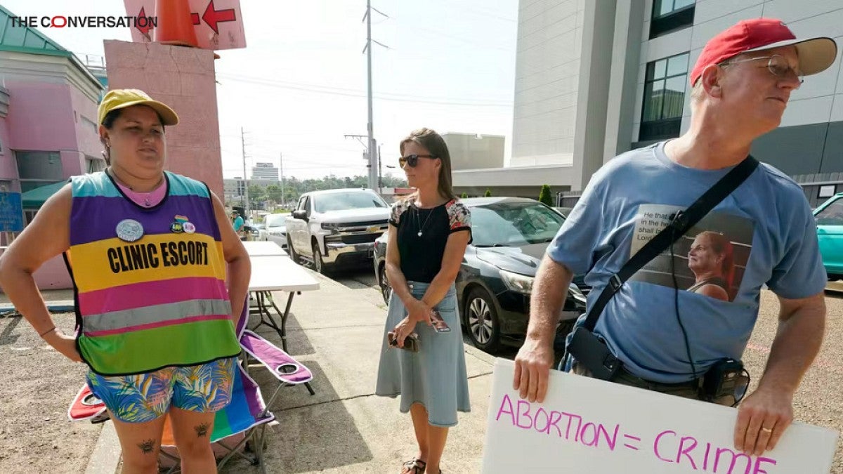 Abortion protesters