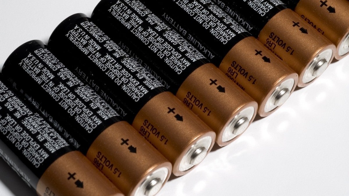 Alkaline batteries