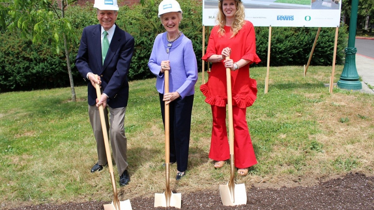 Berwick Hall groundbreaking 