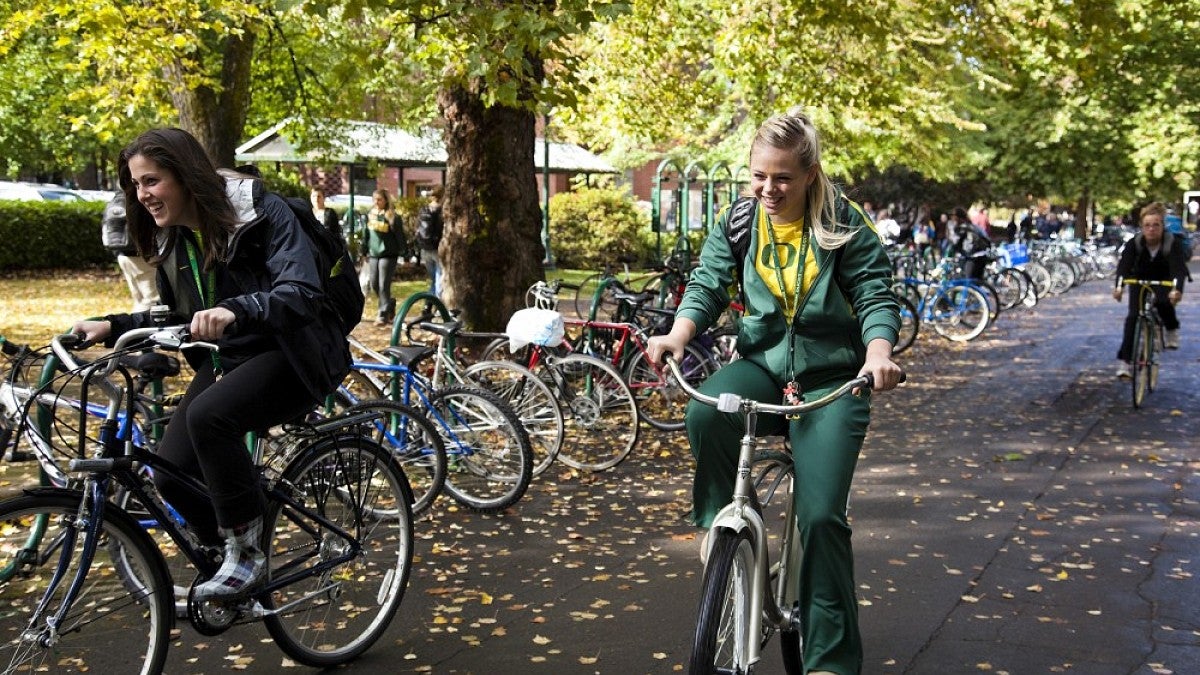 UO lands the No. 22 spot on list of 40 most bike-friendly campuses