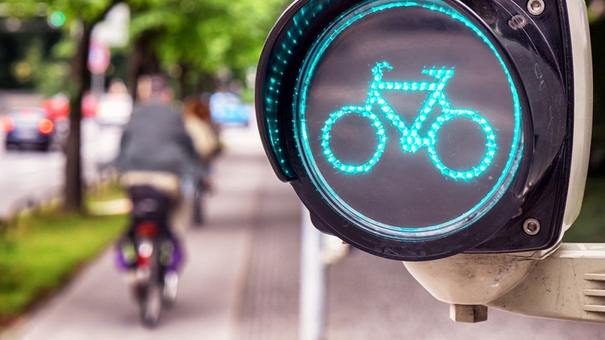 Bike traffic light