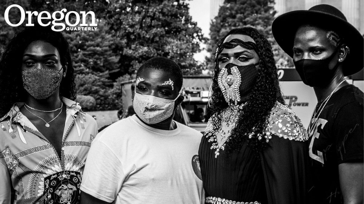 Xavier "Princess" Warner and members of Black Unity PDX