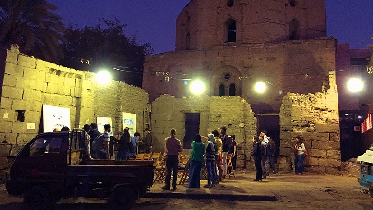 Neighborhood meeting in Cairo