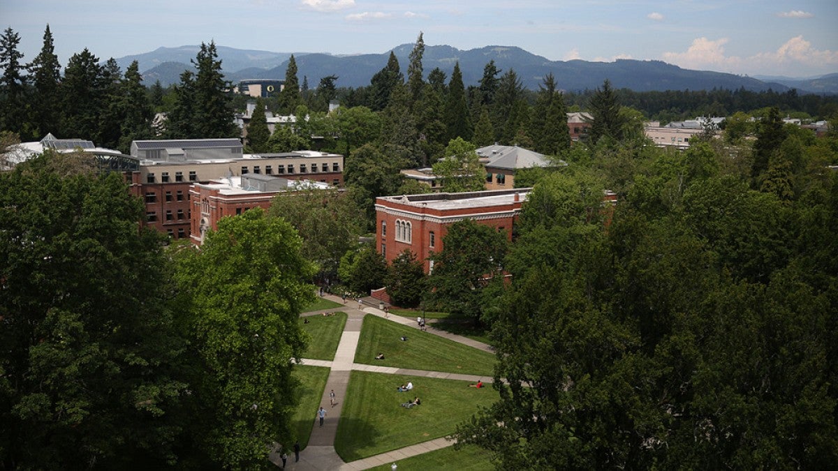 Campus aerial view