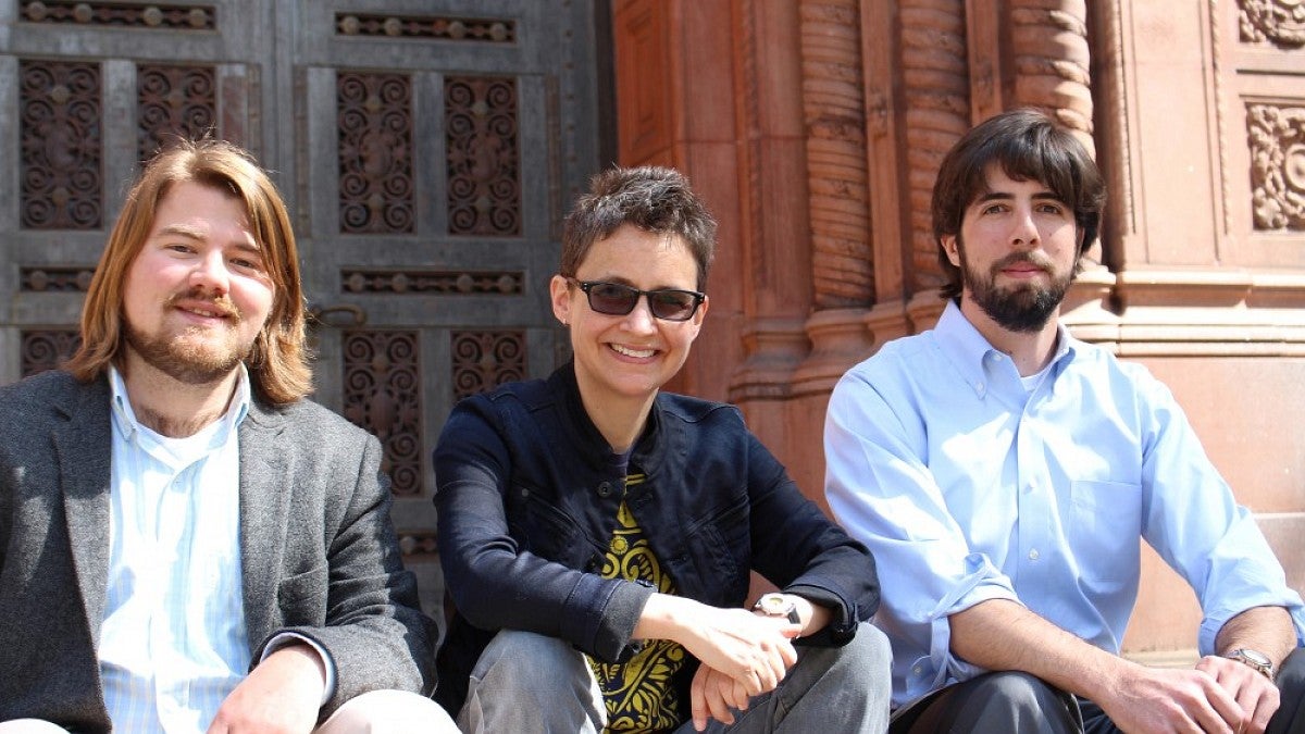 From left: Shane Hall, Stephanie LeMenager and Stephen Siperstein