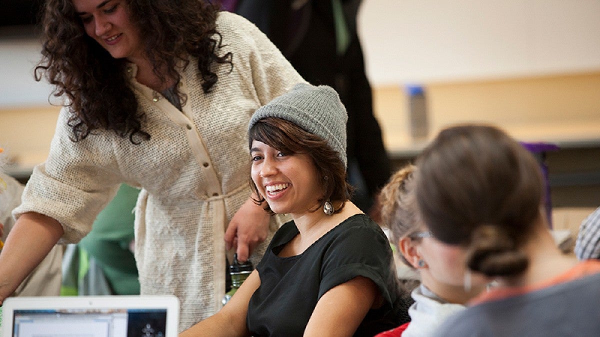 Students in class