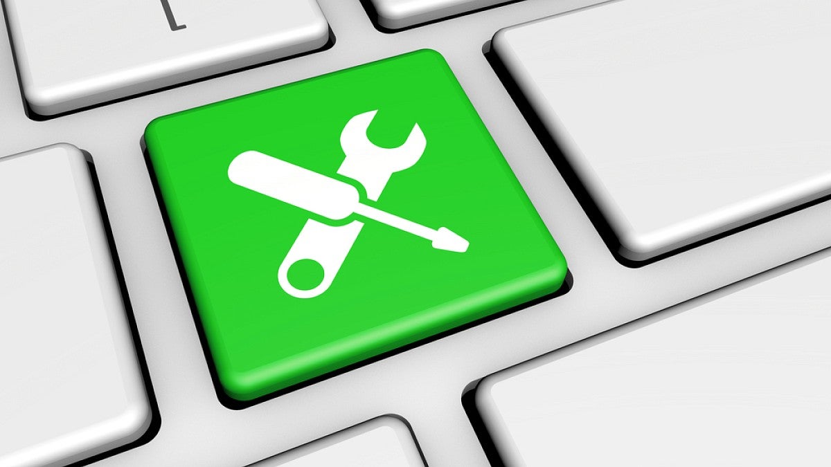 Keyboard with maintenance key