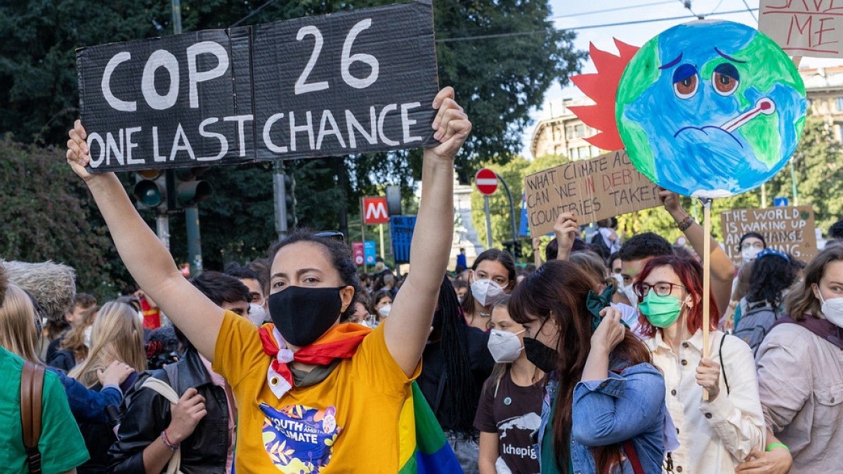 Climate protesters