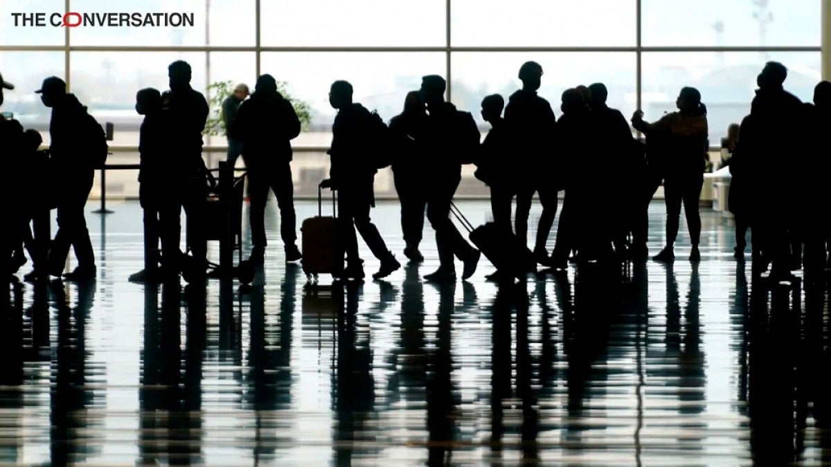 Airport scene