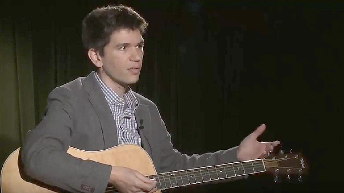 Music professor Drew Nobile