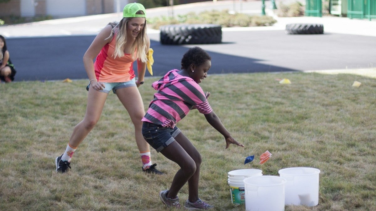 Fun and games at Duck Trails camp