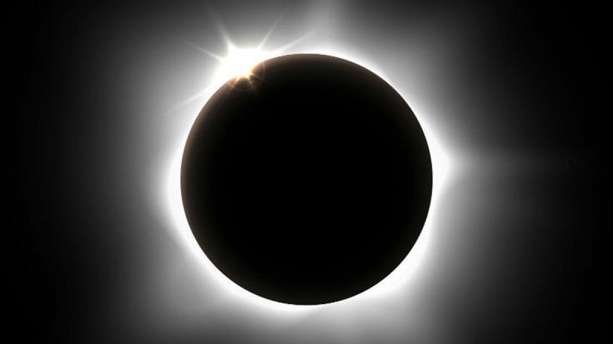 A total solar eclipse