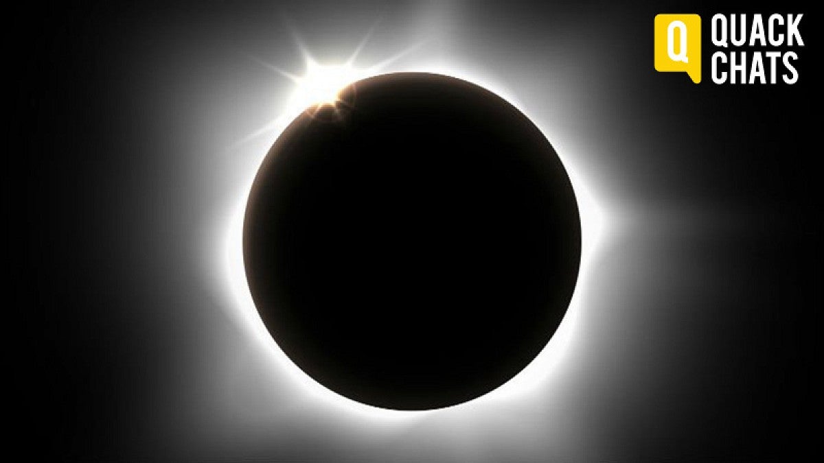 A total solar eclipse