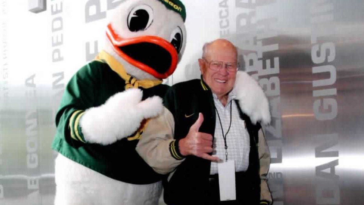 Ehrman Giustina with the Duck