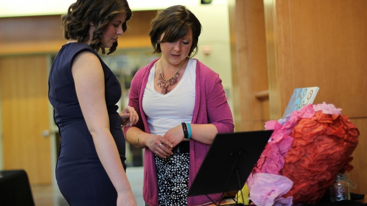 Alix Brewster (left) and Danielle Ragan