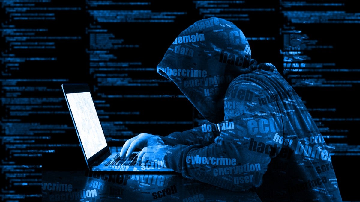 Computer hacker graphic