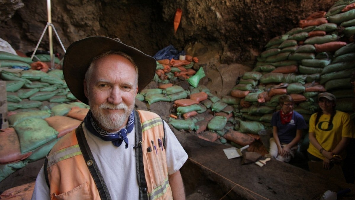 Dennis Jenkins at Paisley Caves