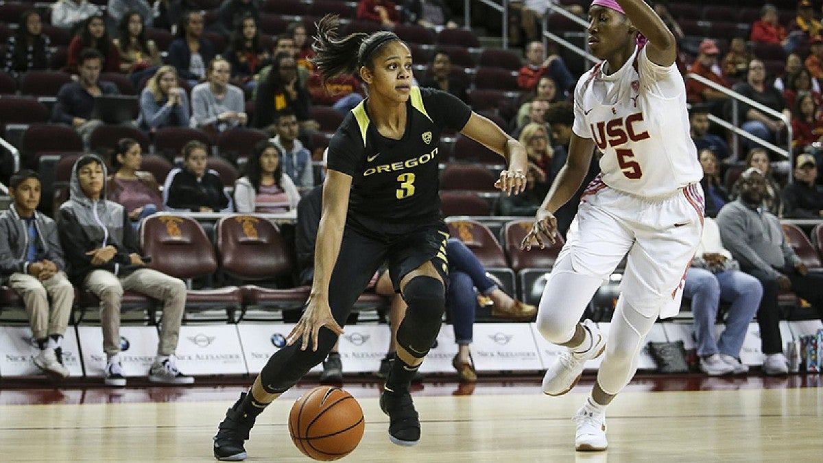 Justine Hall on the court