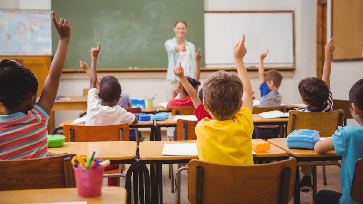 Elementary school classroom