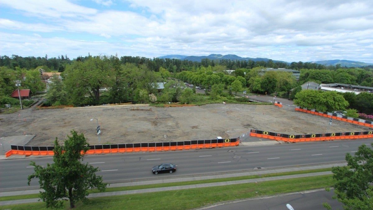 Knight Campus construction