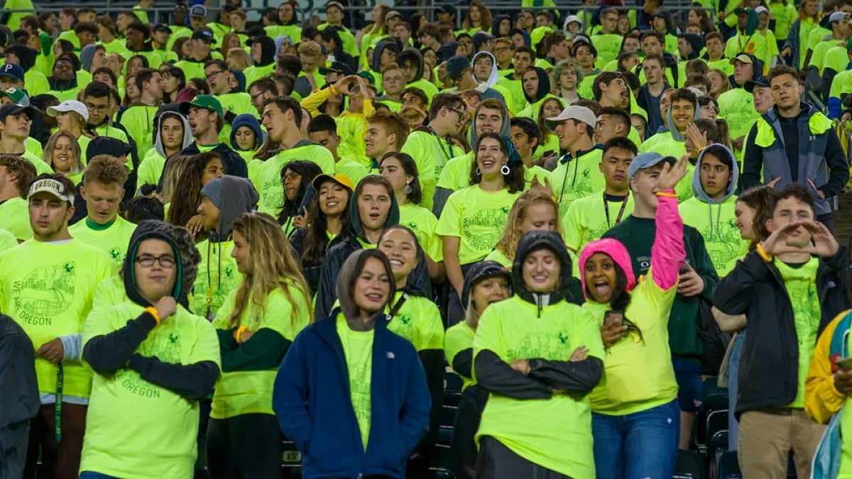 Class of 2023 at Flock Party