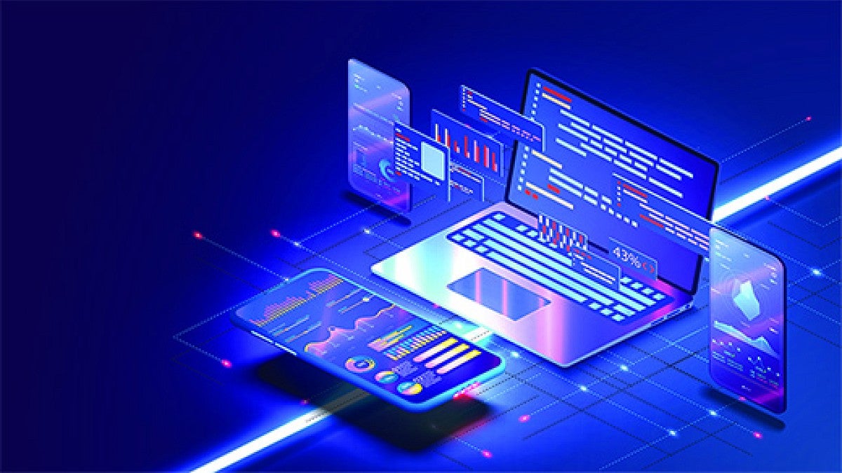 Illustration of electronic devices