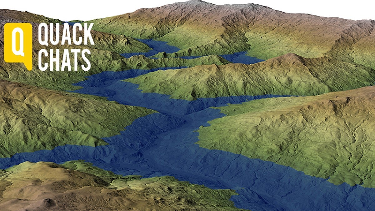 LiDAR helped Roering's group locate an ancient riverbed in northern California