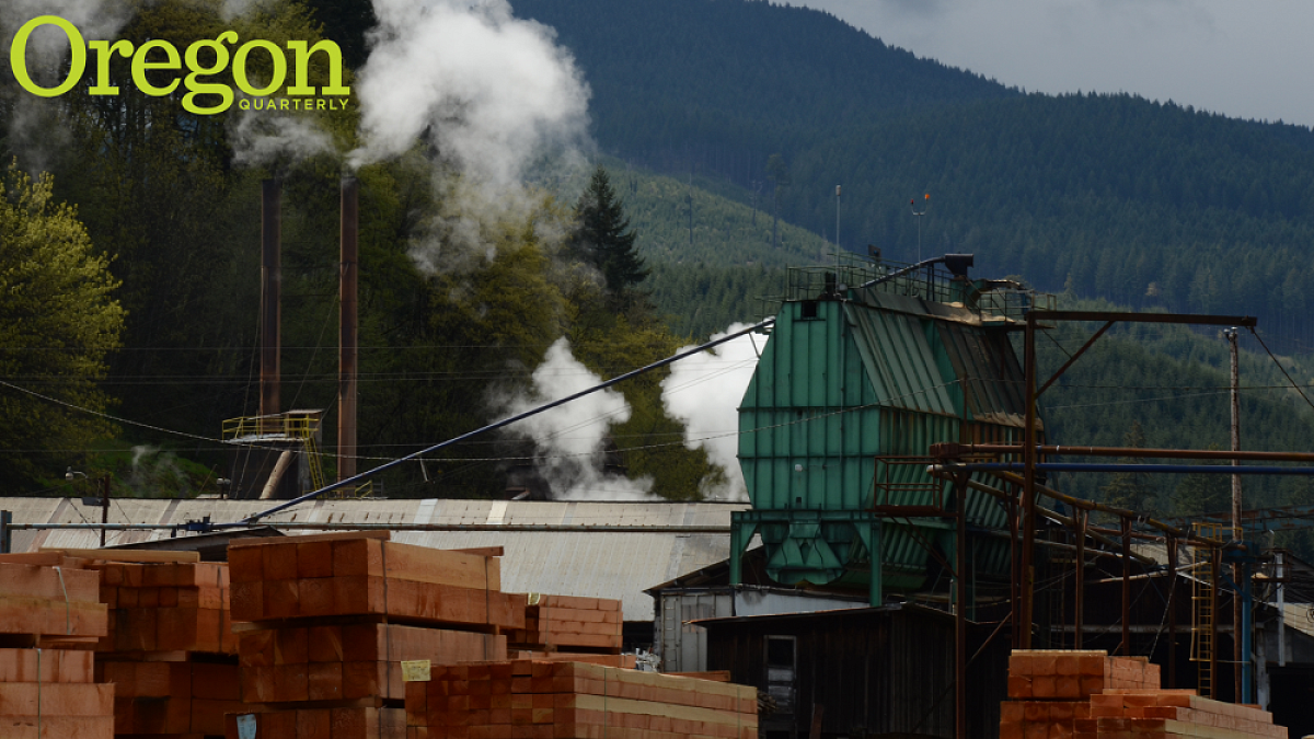 The Hull-Oakes lumber mill, about which the author wrote in the early 1990s, as it looks today. 
