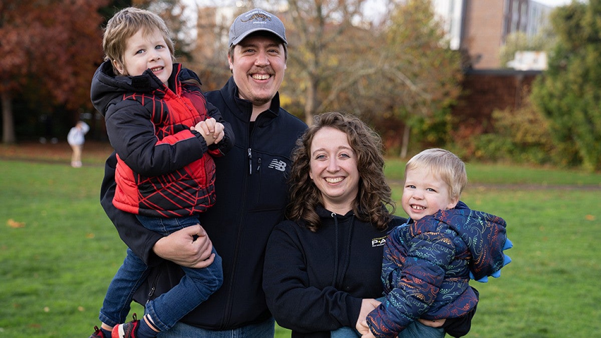 Mia and Joel McCall with their children