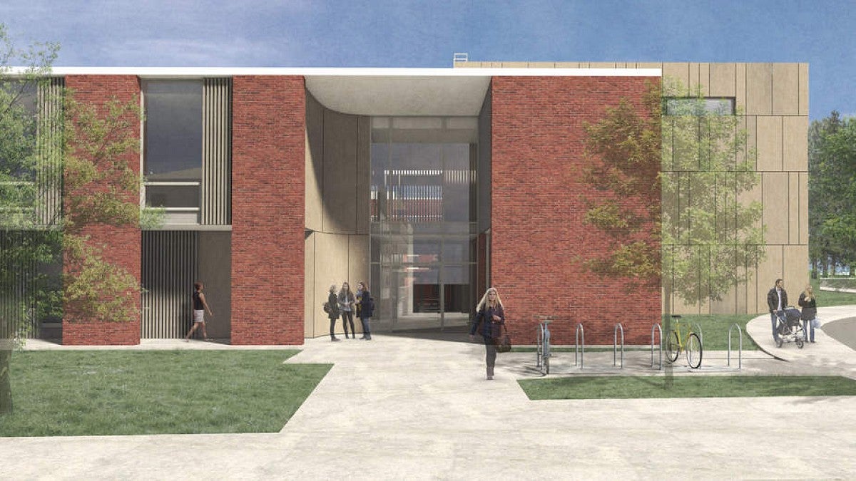 Artist's rendering of new Berwick Hall exterior