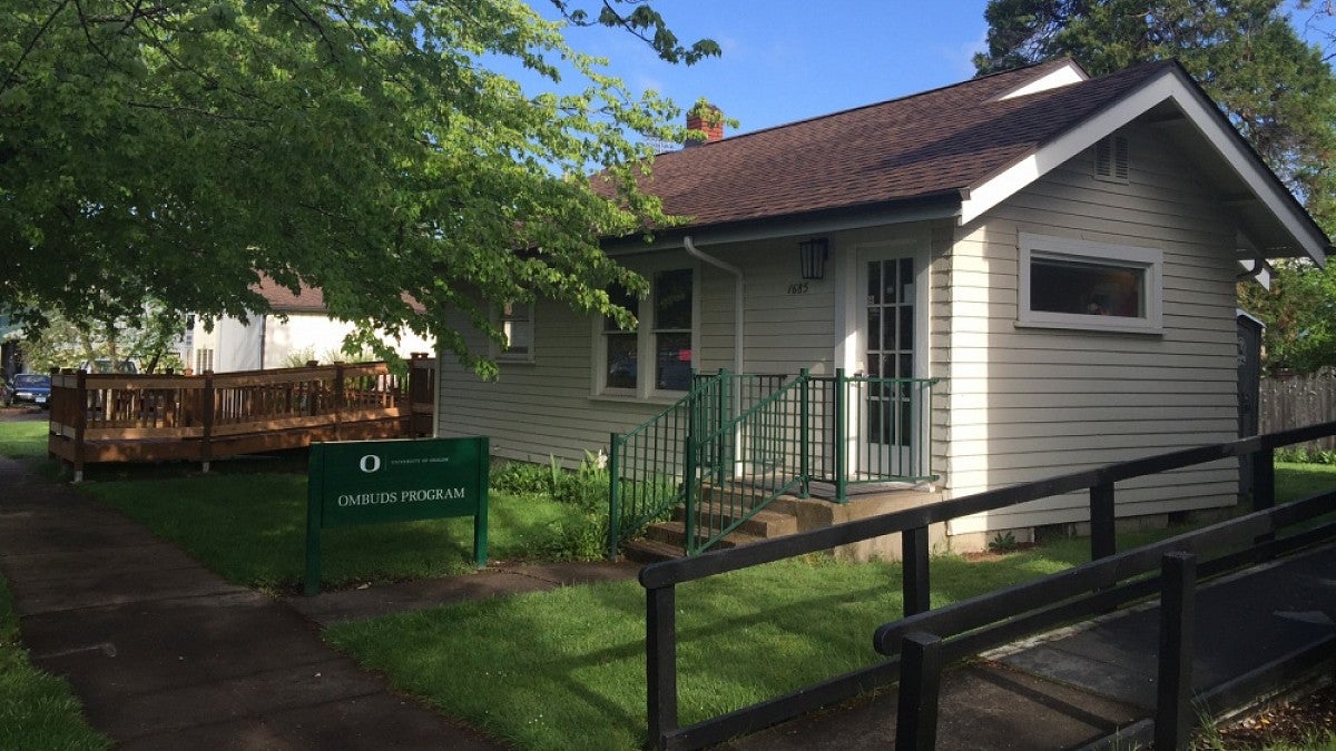 Exterior of the ombuds office