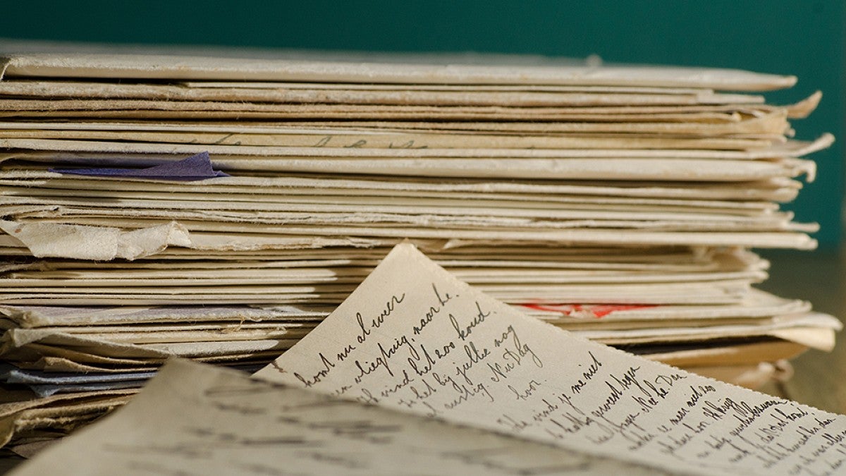 Stack of old papers