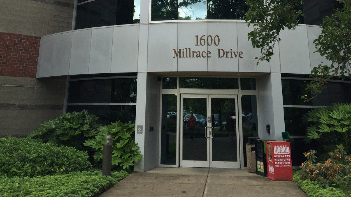 Exterior of 1600 Millrace Drive