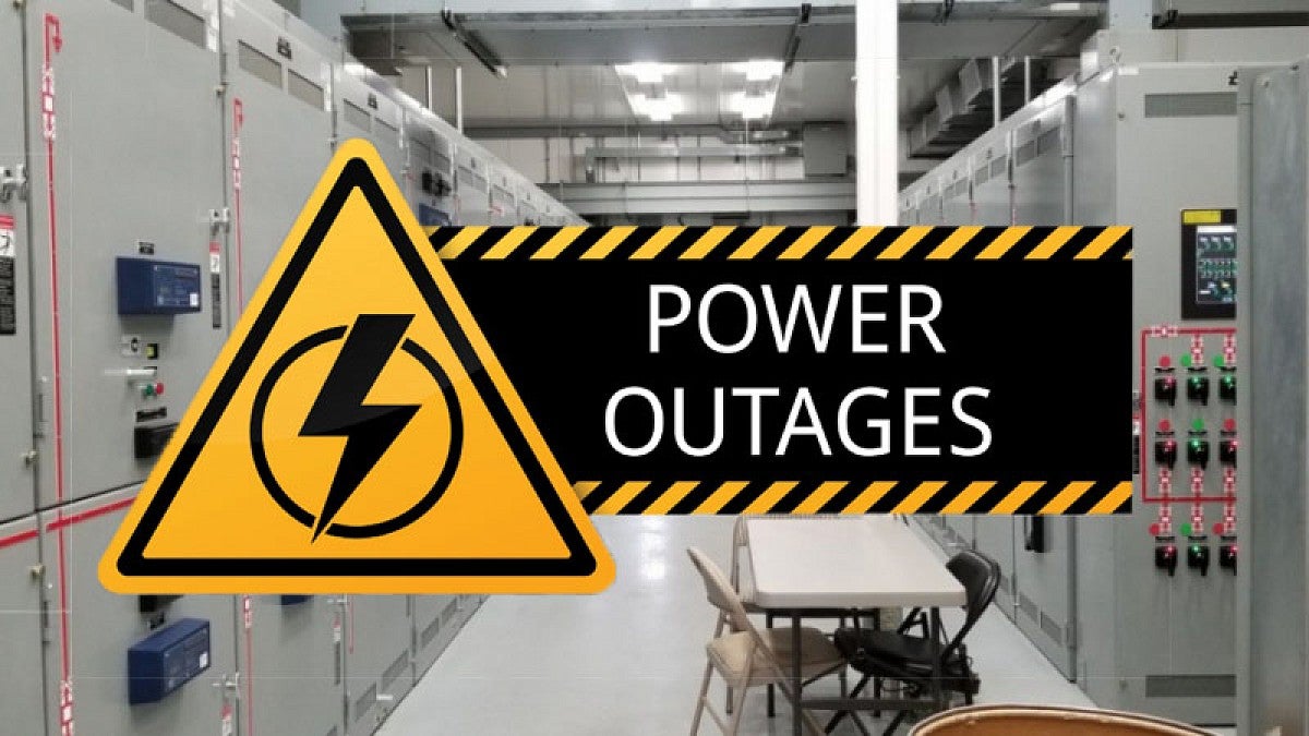 Power outage graphic