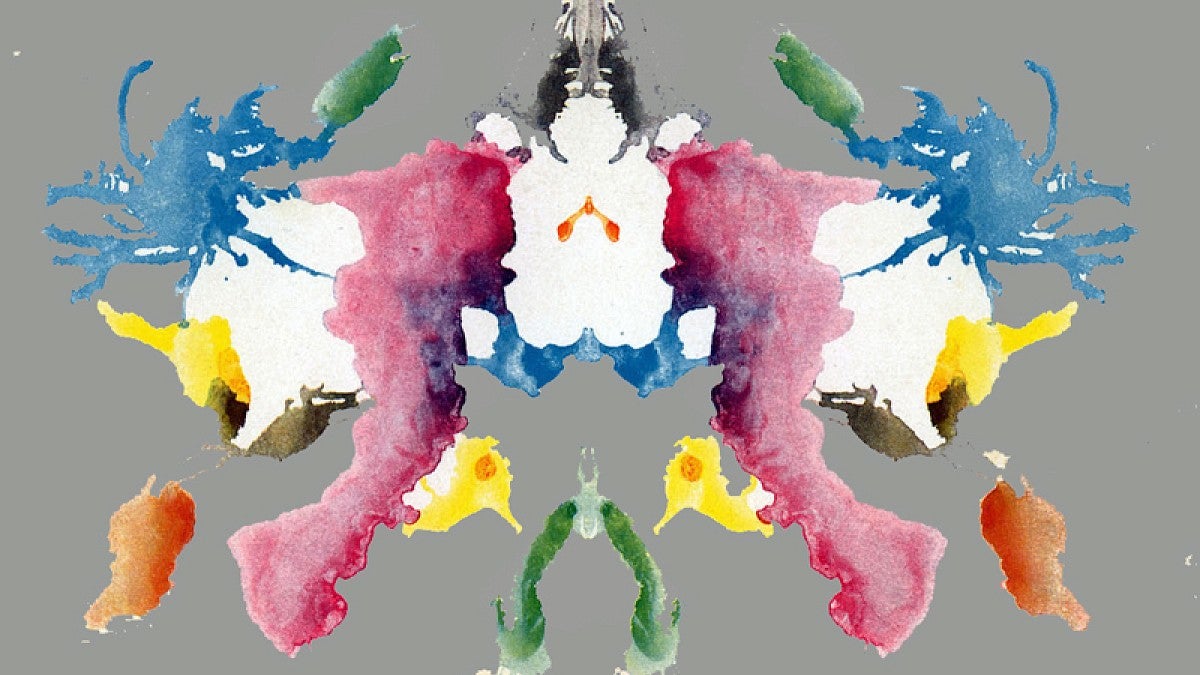 View of Rorschach Blot 10