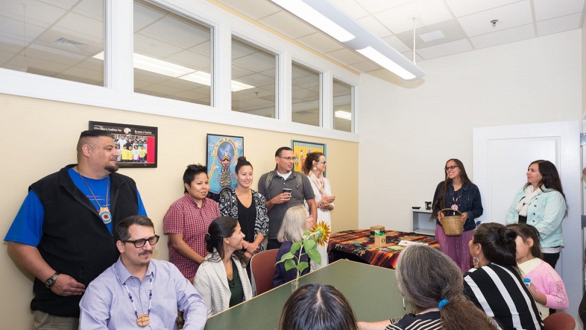 Members of the UO's Tribal Advisory Council 