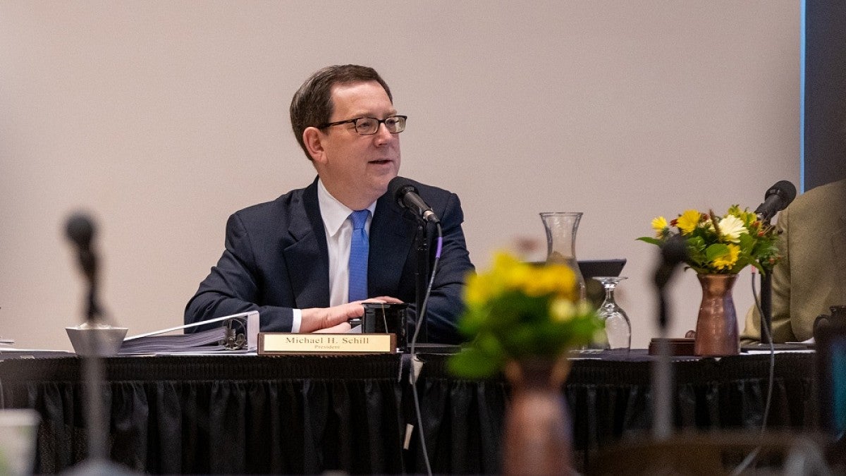 UO President Michael H. Schill