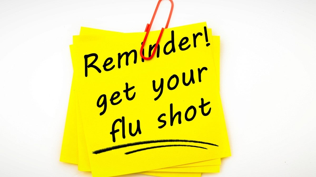 Reminder: Get Your Flu Shot