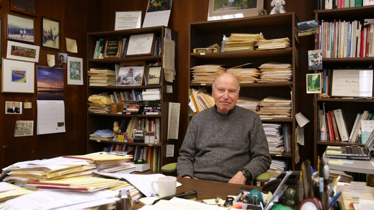 Paul Slovic at his desk