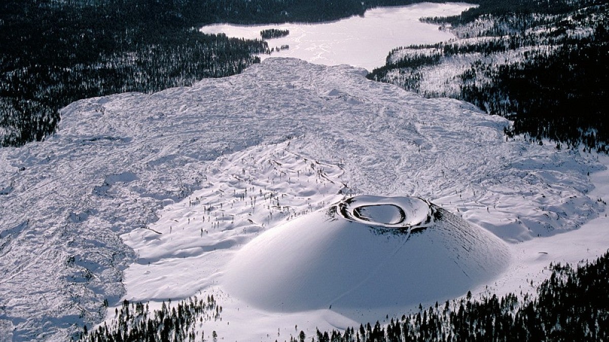 Cinder cone near Mount Lassen