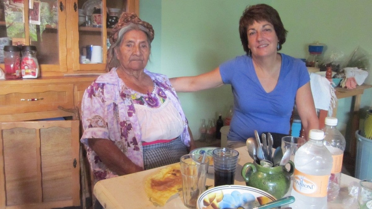 Professor Lynn Stephen in Oaxaca, Mexico