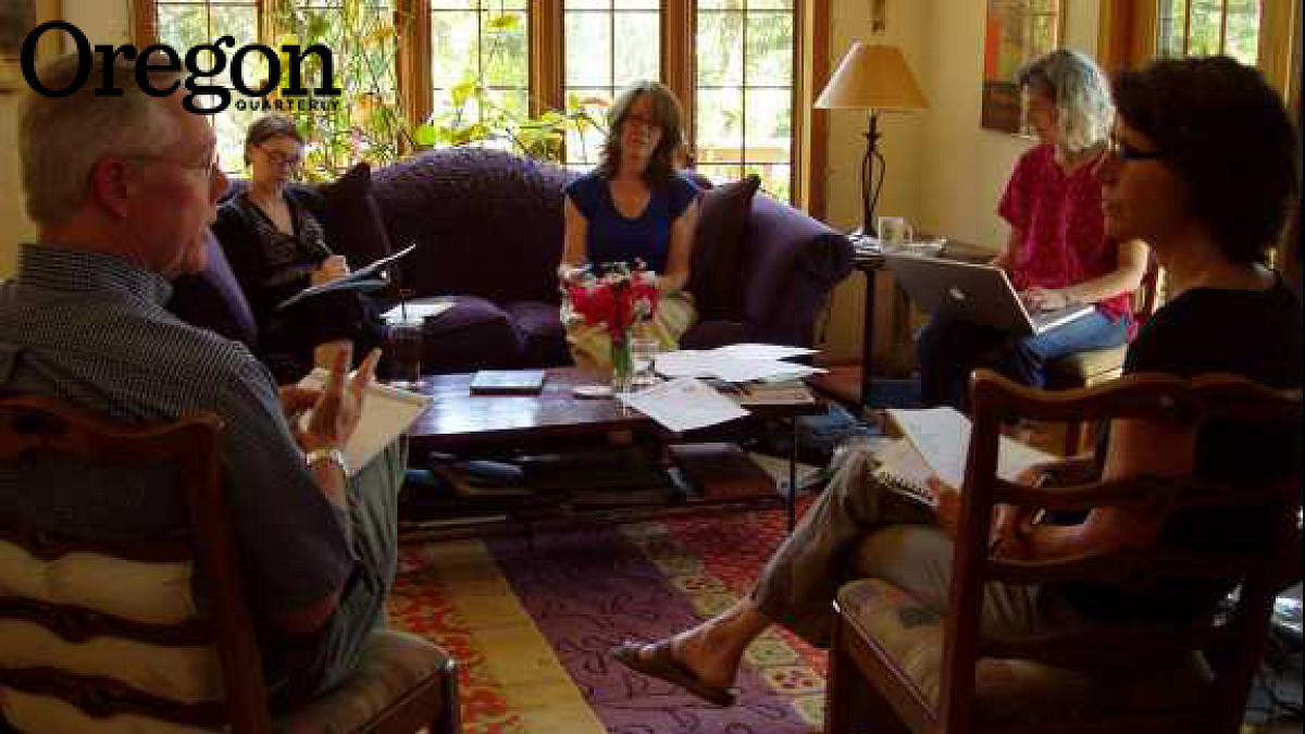 Collective members Chris Anderson (left), Stephanie Lenox (center), and Cecelia Hagen. Photograph by Bonnie Henderson